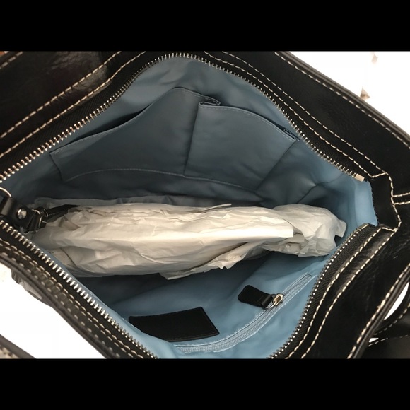 🔥HP🔥NWT Vintage COACH Black/Gray Signature Purse - Picture 8 of 9